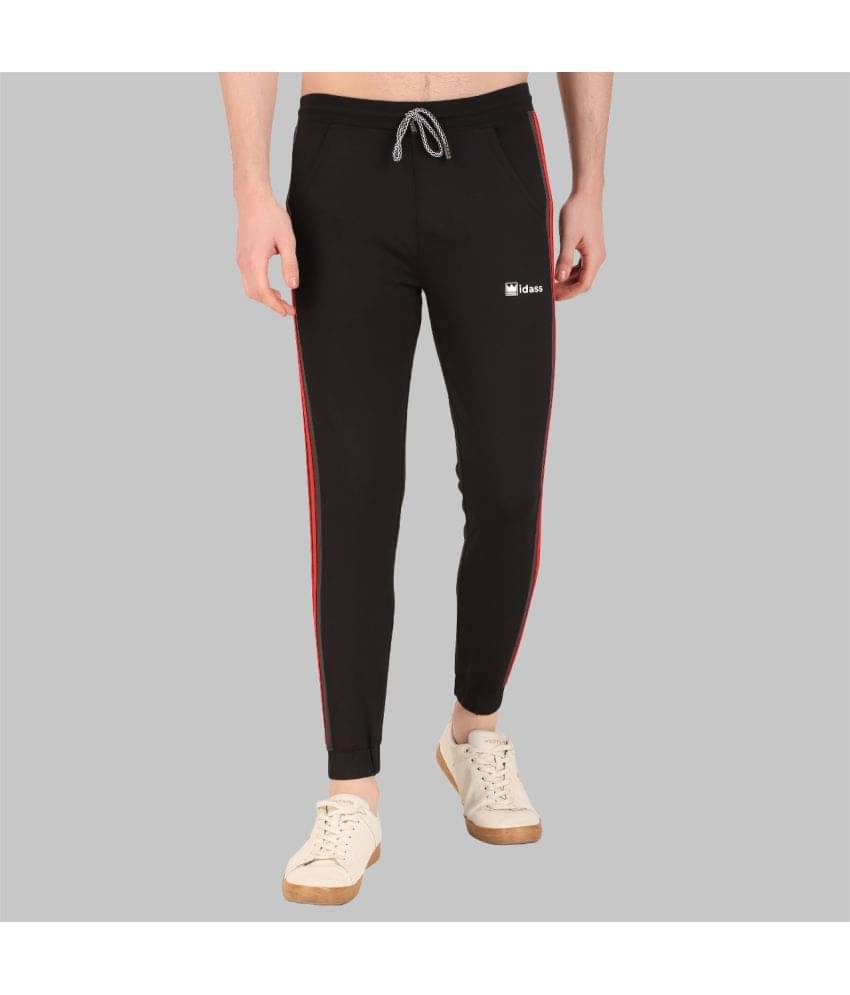 IDASS Black Lycra Men's Trackpants ( Pack of 1 ) IDASS Black Lycra Men's Trackpants ( Pack of 1 )