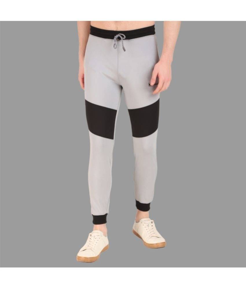 IDASS Light Grey Lycra Men's Joggers ( Pack of 1 ) IDASS Light Grey Lycra Men's Joggers ( Pack of 1 )