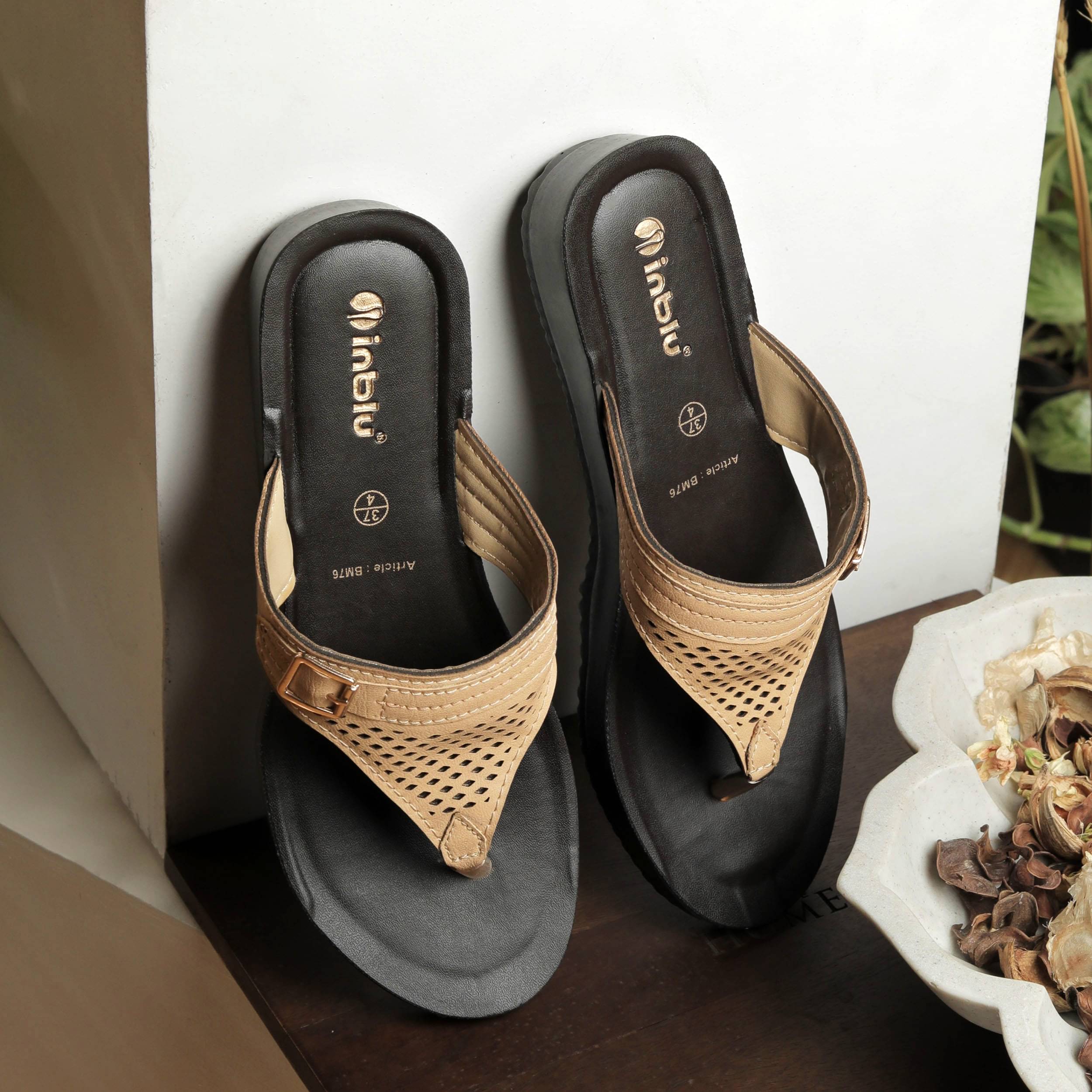 Inblu Beige Women's Flats Inblu Beige Women's Flats