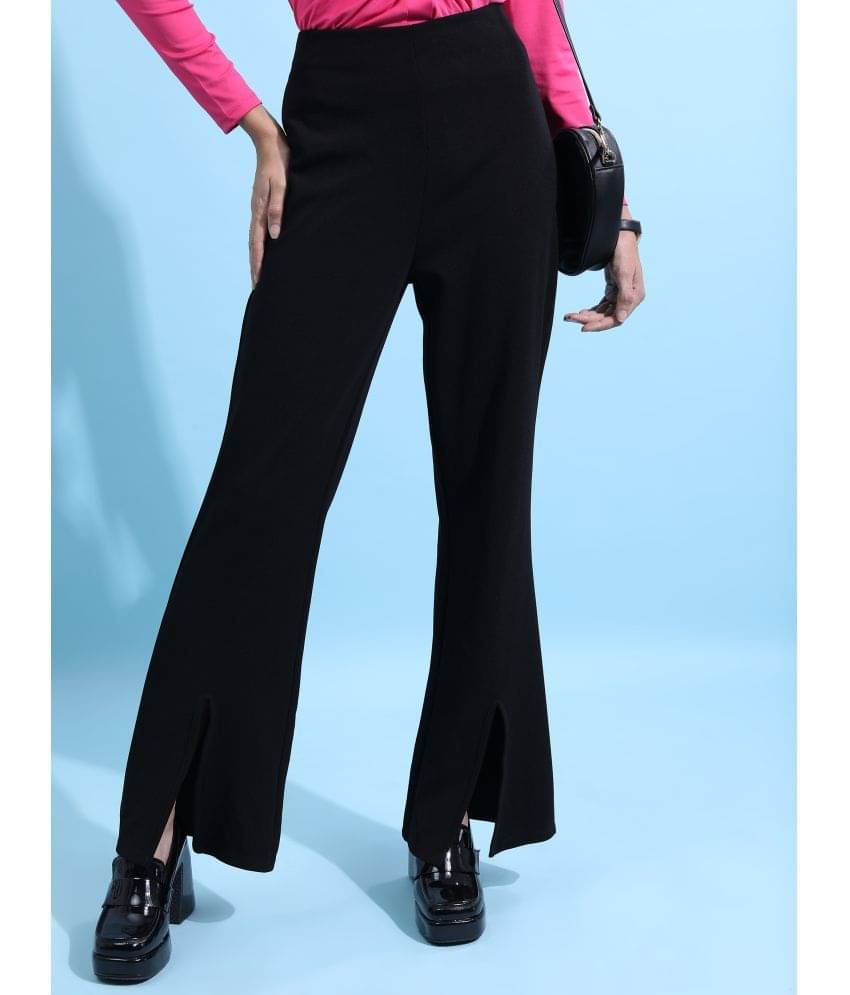     			Ketch Black Polyester Regular Women's Bootcut Pants ( Pack of 1 )