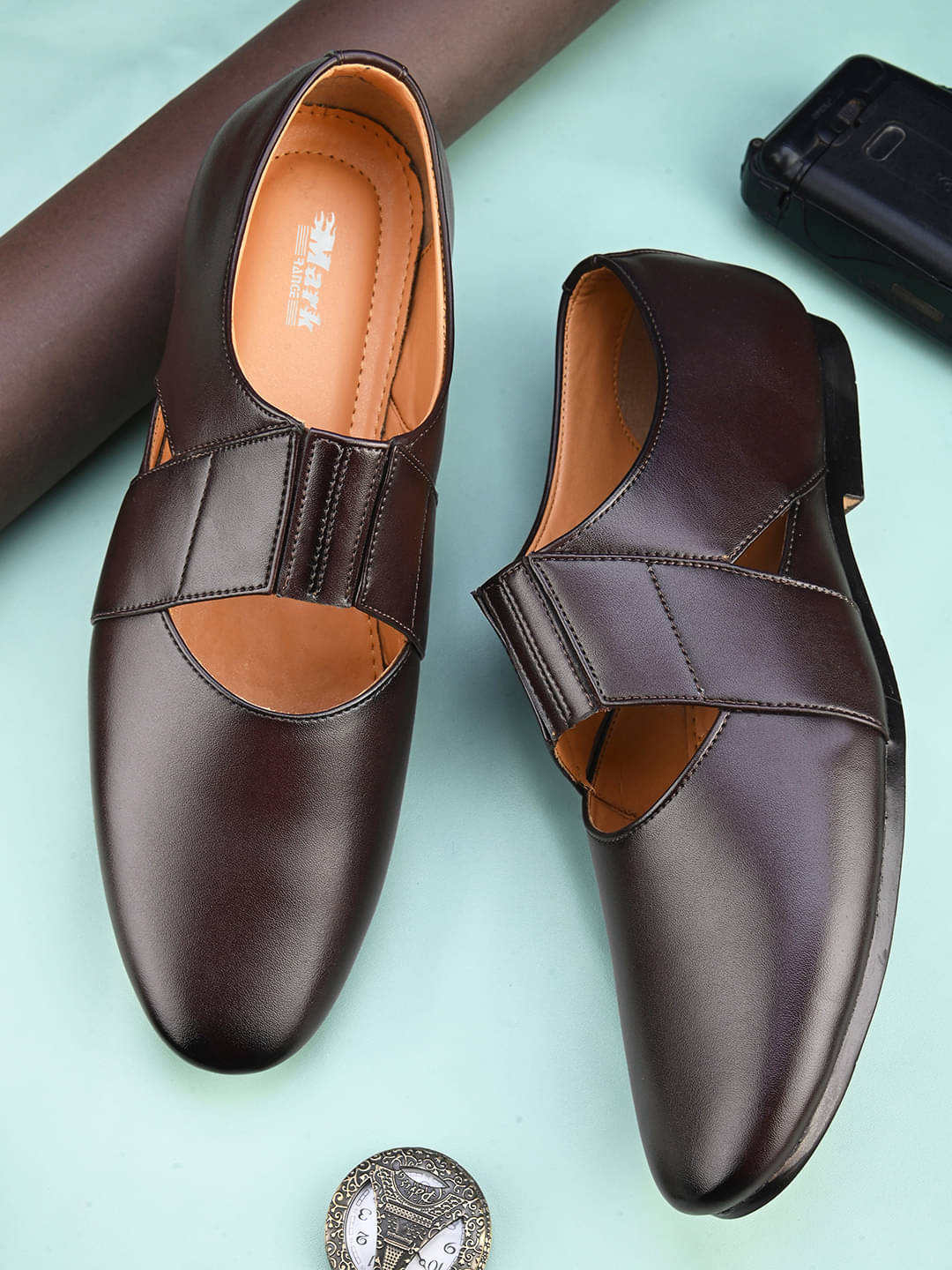 MARKRANGE - Brown Men's Sandals     			MARKRANGE - Brown Men's Sandals