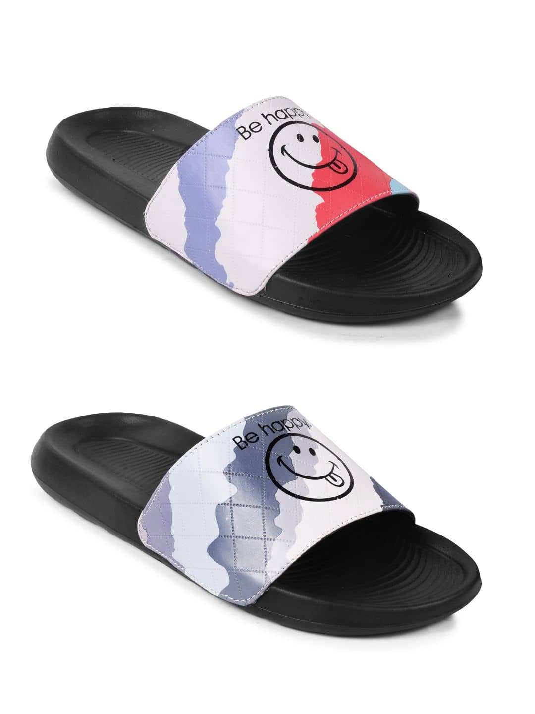 PERY PAO Black Men's Slide Flip Flop