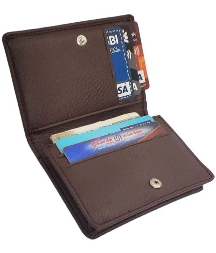     			RAGEGAZE Brown PU Men's Short Wallet ( Pack of 1 )