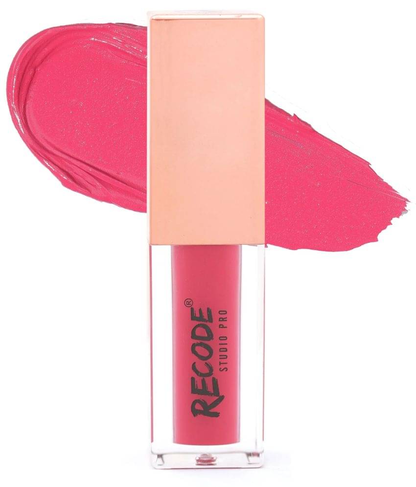     			RECODE Hot Pink Glossy Lipstick 3