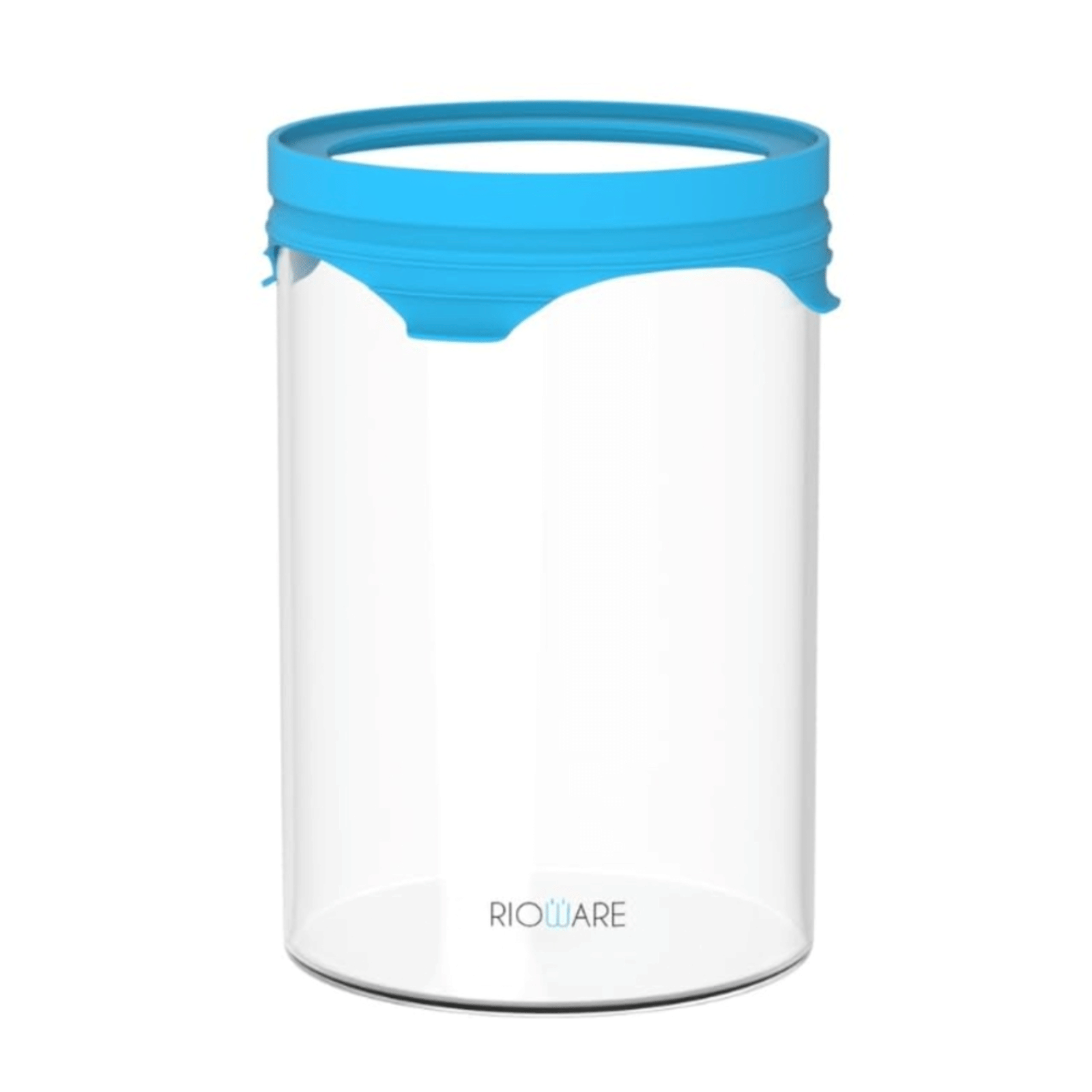     			Rioware Grocery Container Glass Blue Multi-Purpose Container ( Set of 1 )