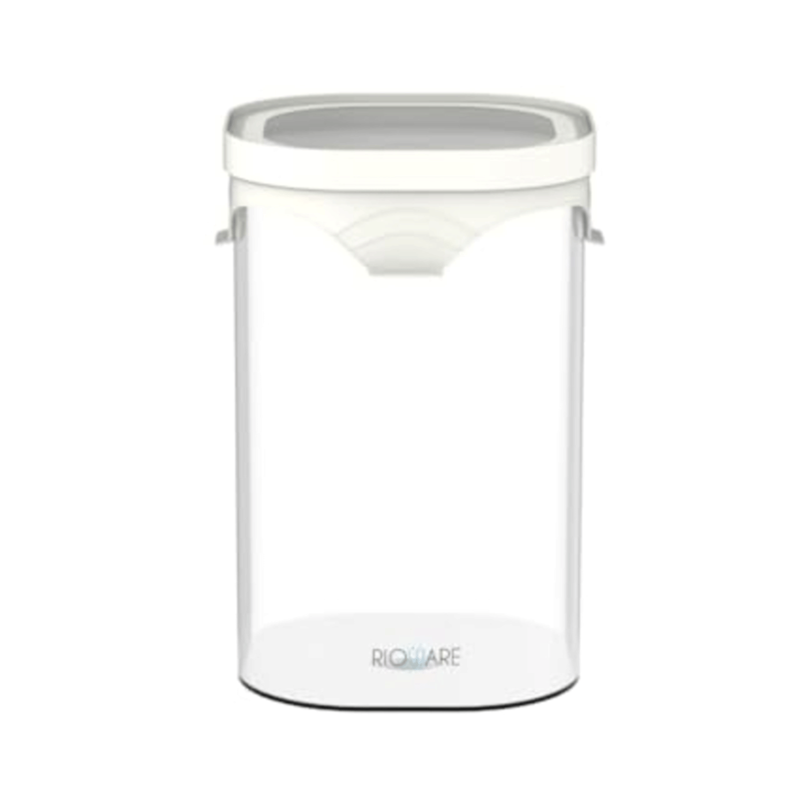     			Rioware Grocery Container Glass White Multi-Purpose Container ( Set of 1 )