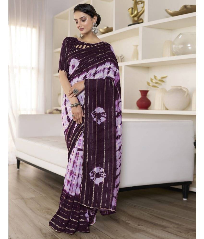     			Samah Chanderi Self Design Saree With Unstitched Blouse Piece ( Pink )