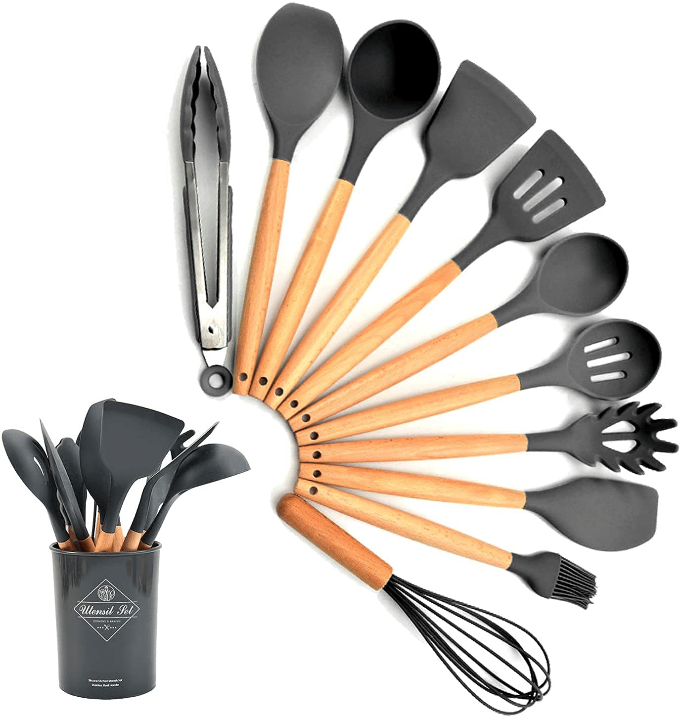 Saykhus Pink Wooden Cutlery Set ( Pack of 1 )