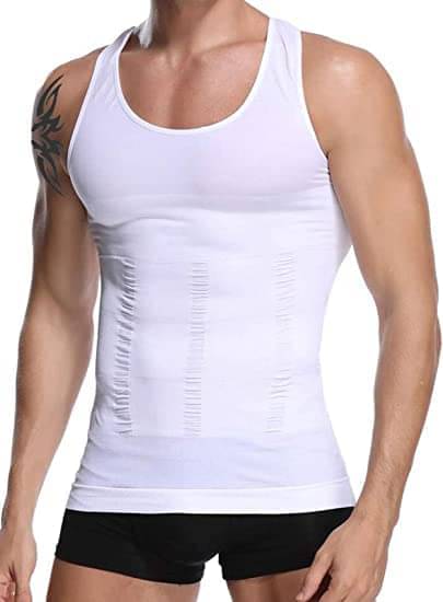 Shopeleven Pack of 1 Spandex Sleeveless vest For Men ( White ) Shopeleven Pack of 1 Spandex Sleeveless vest For Men ( White )