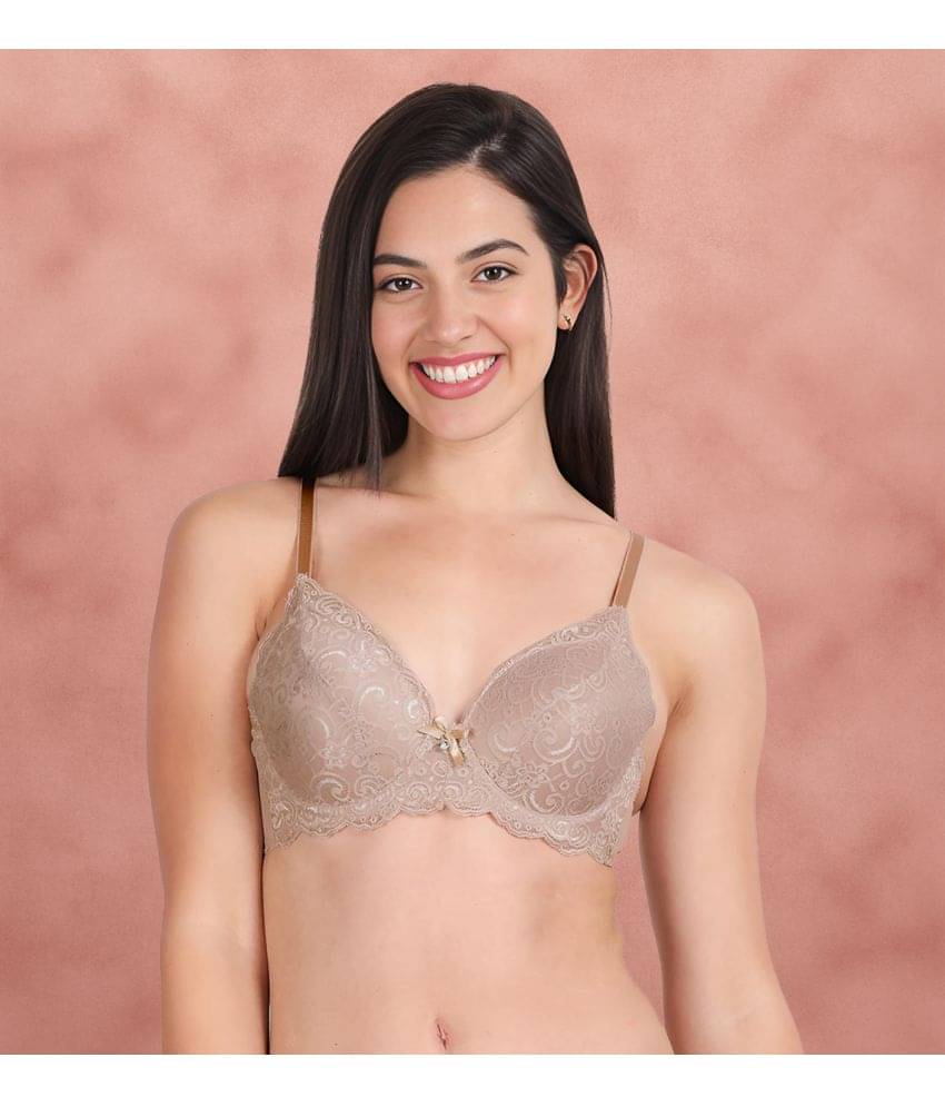 Susie Nylon Women's Push Up Bra ( Pink ) S020F-MahoganyRose Susie Nylon Women's Push Up Bra ( Pink ) S020F-MahoganyRose