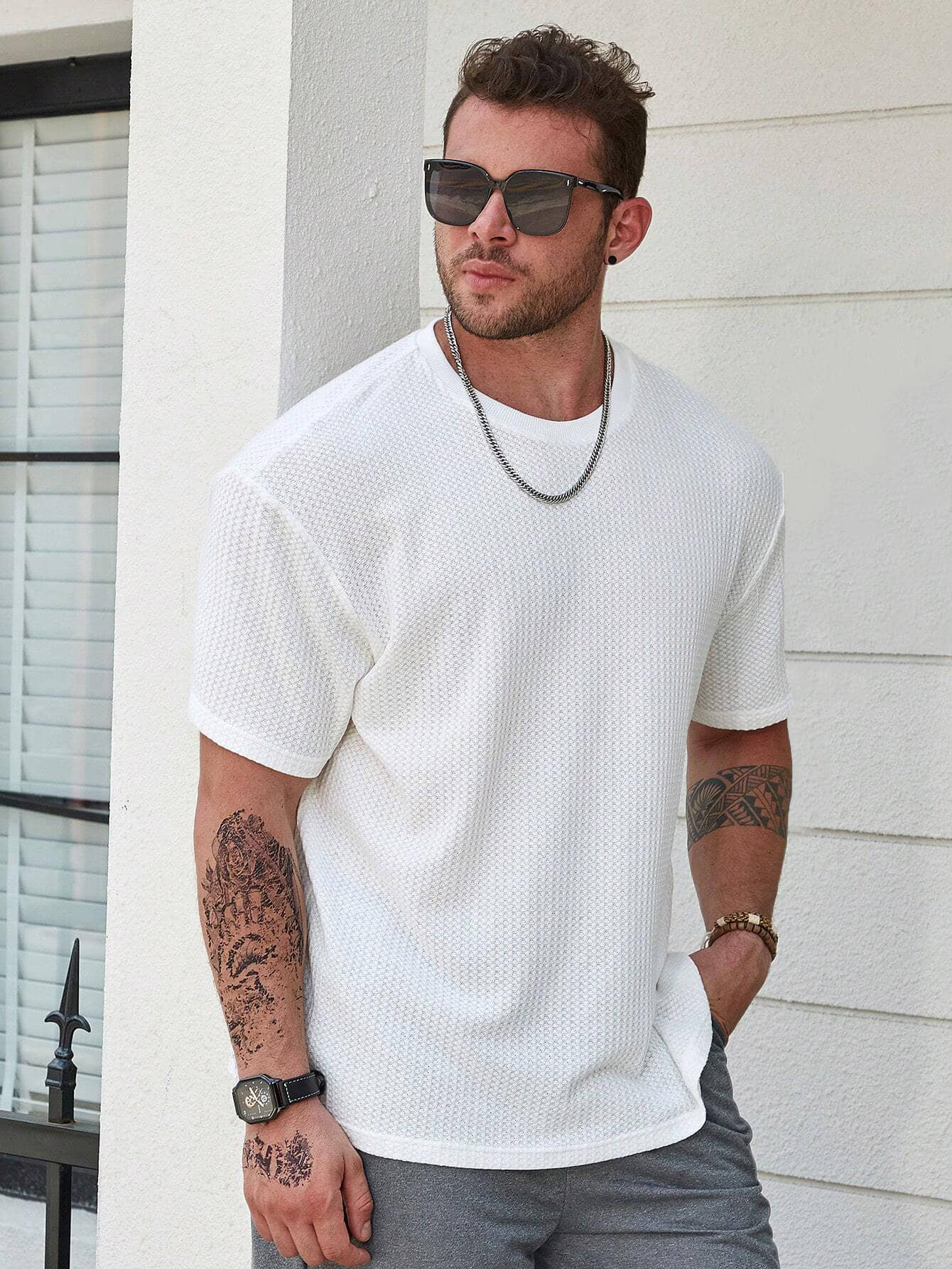 fashion and youth Pack of 1 Cotton Blend Oversized Fit Men's T-Shirt ( Black )