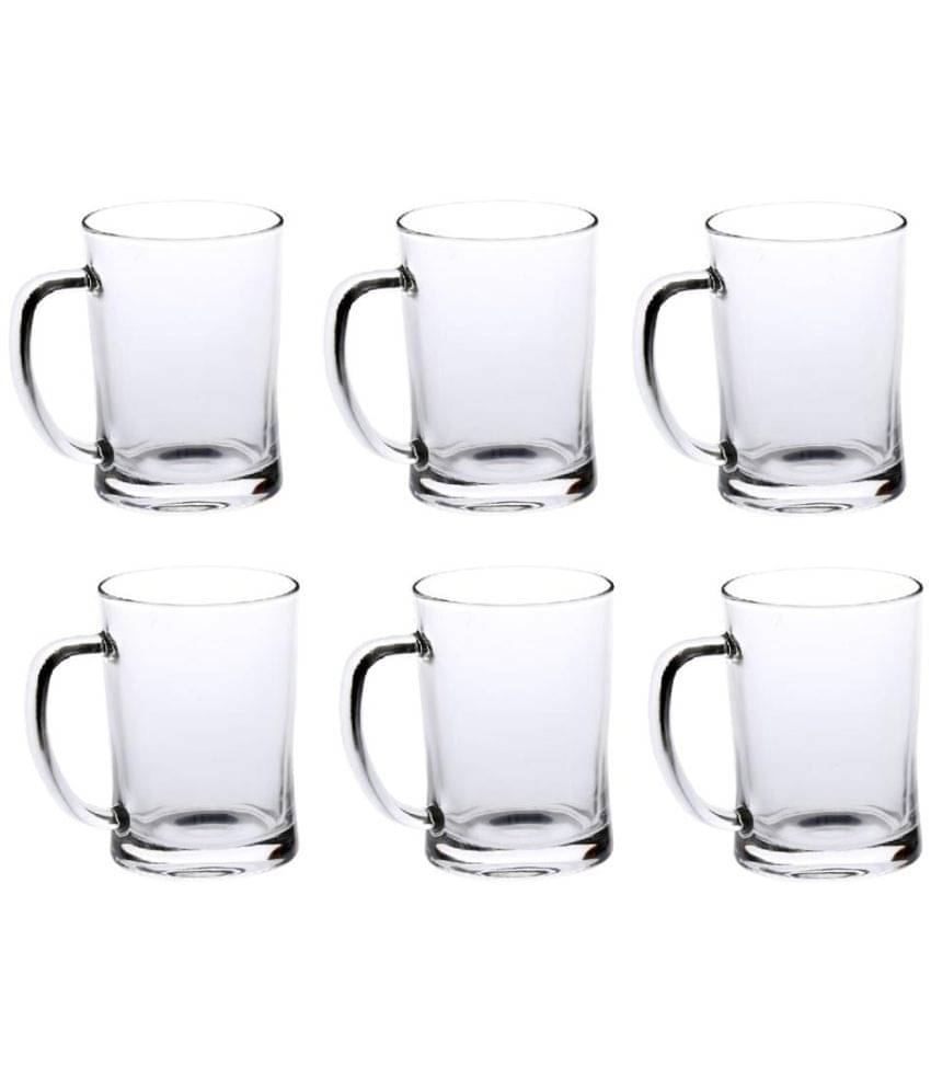 AFAST Designer Glass Glass Beer Glasses & Mug 370 ml ( Pack of 6 ) AFAST Designer Glass Glass Beer Glasses & Mug 370 ml ( Pack of 6 )