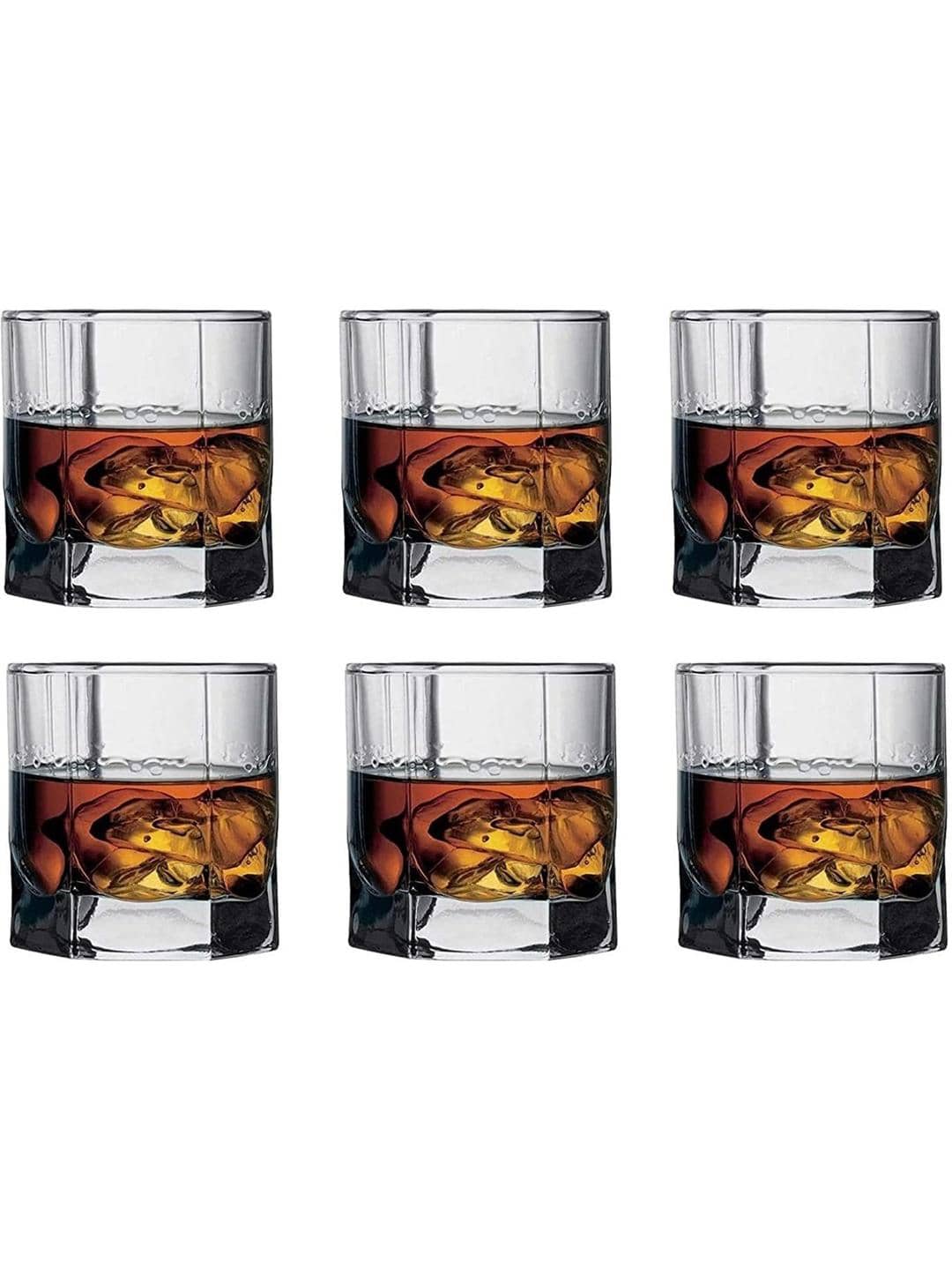 AFAST Designer Glass Glass Glasses 150 ml ( Pack of 6 )