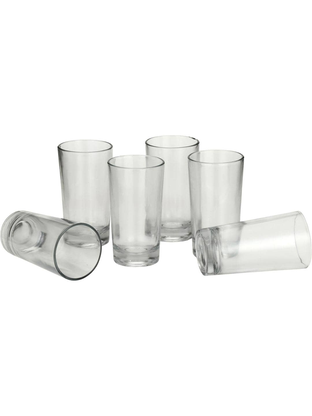 AFAST Designer Glass Glass Glasses 250 ml ( Pack of 6 )