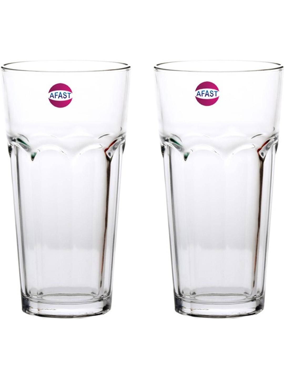     			AFAST Designer Glass Glass Glasses 300 ml ( Pack of 2 )