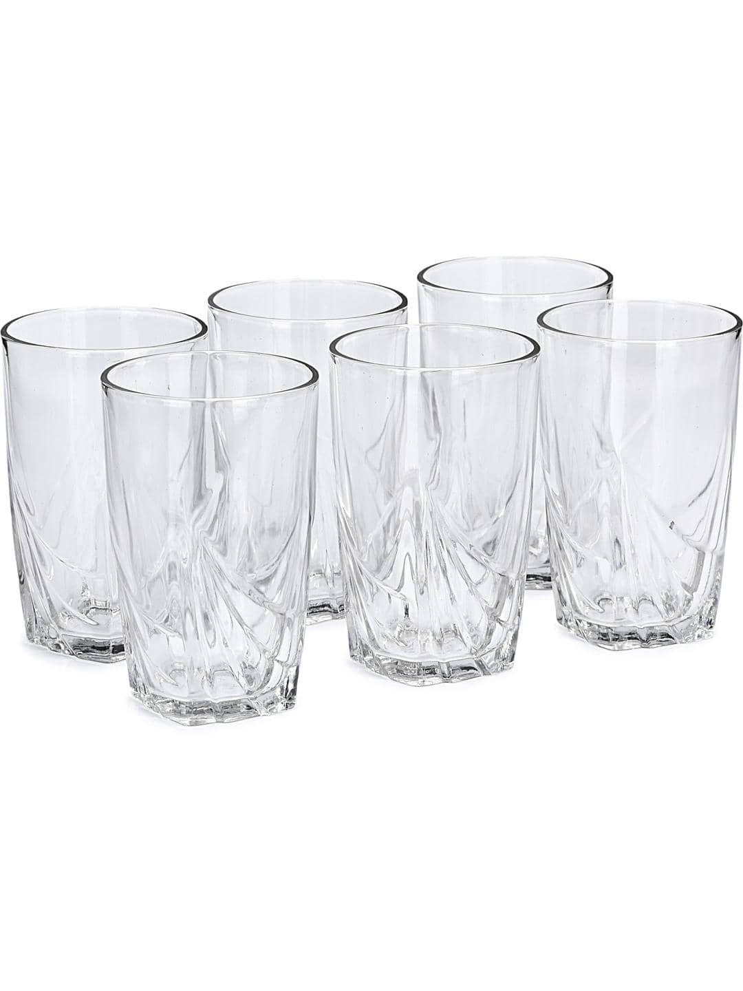 AFAST Designer Glass Glass Glasses 150 ml ( Pack of 6 )