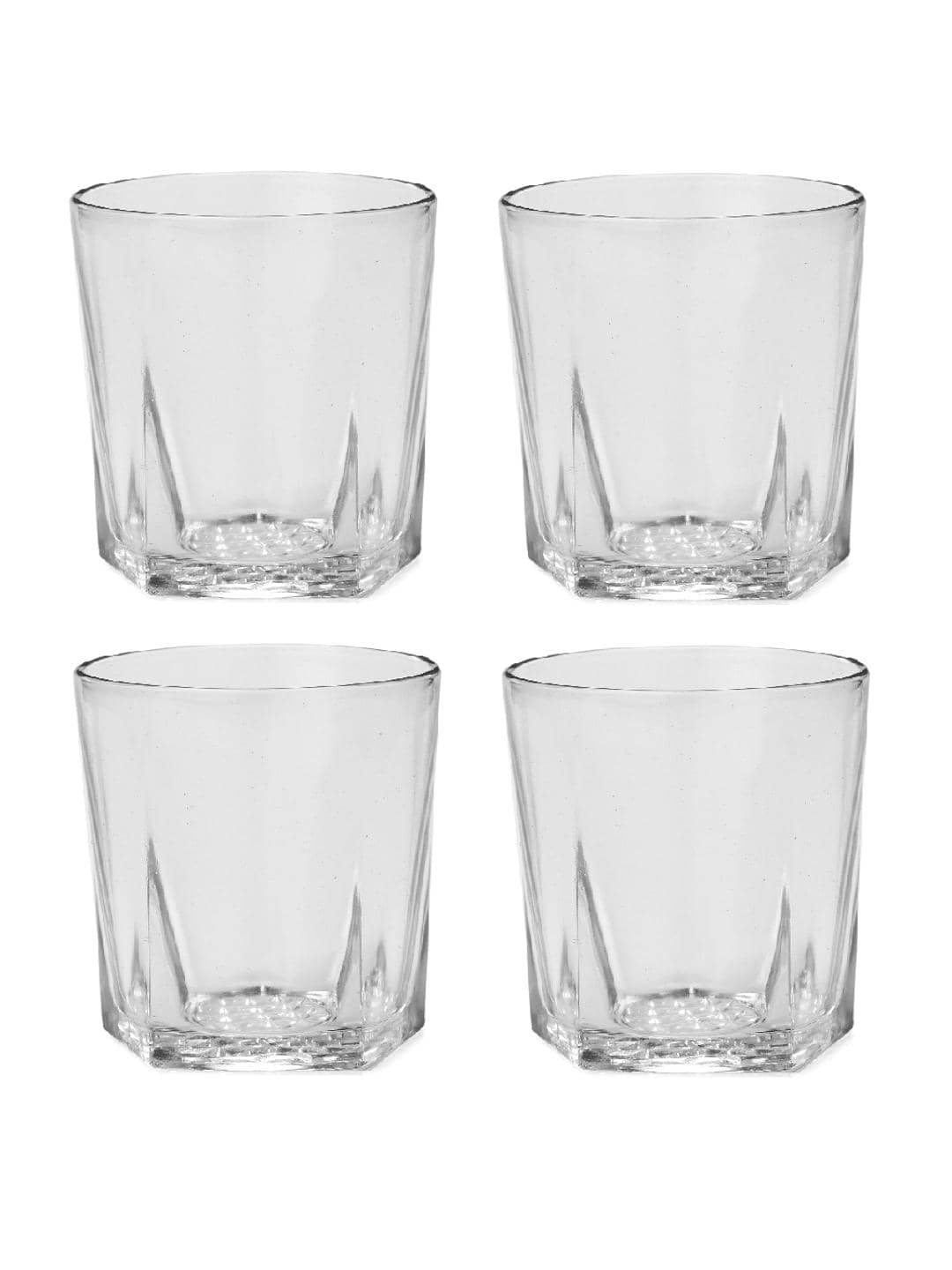 AFAST Designer Glass Glass Glasses 300 ml ( Pack of 4 )