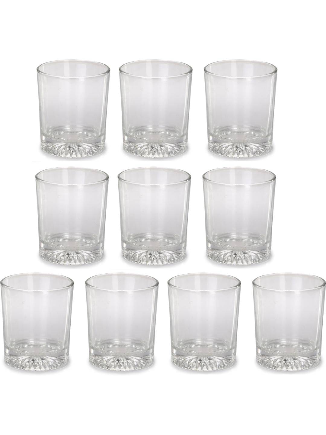     			AFAST Designer Glass Glass Glasses 300 ml ( Pack of 10 )
