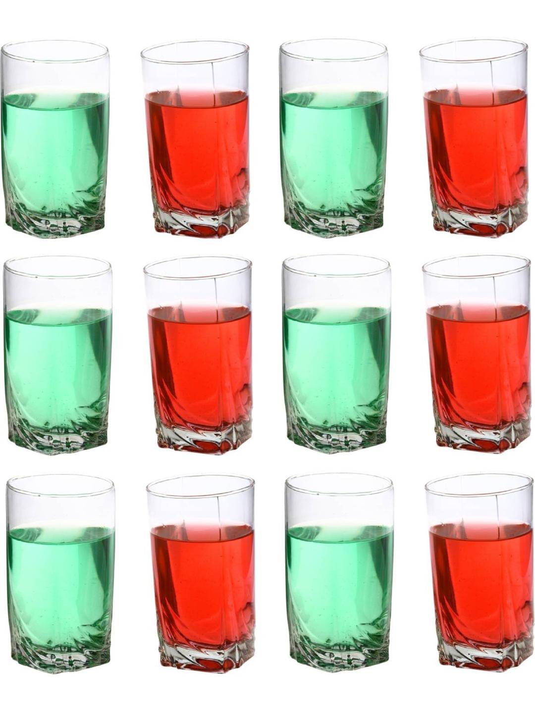     			AFAST Designer Glass Glass Glasses 300 ml ( Pack of 12 )