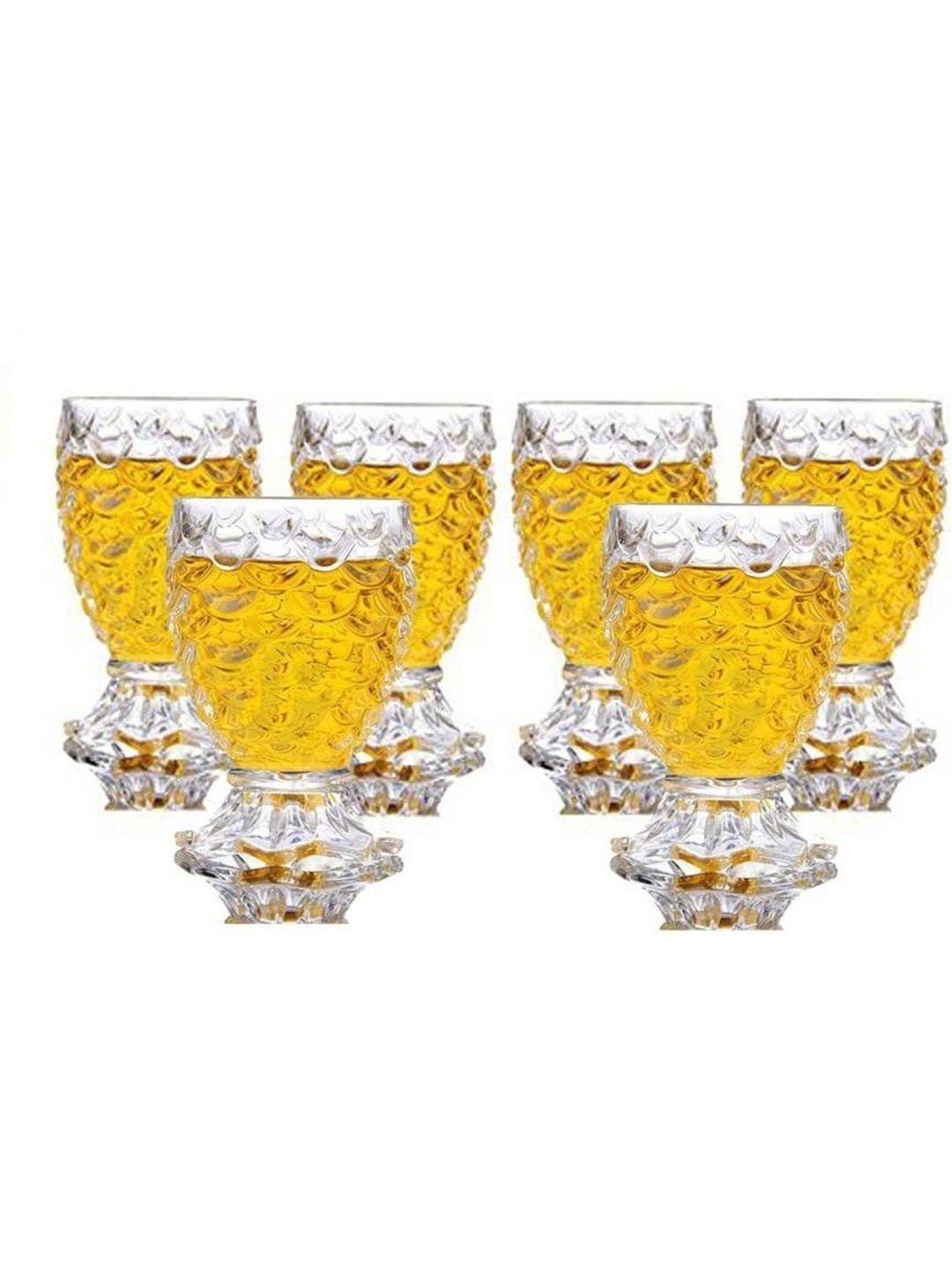     			AFAST Designer Glass Glass Shot Glasses 30 ml ( Pack of 6 )