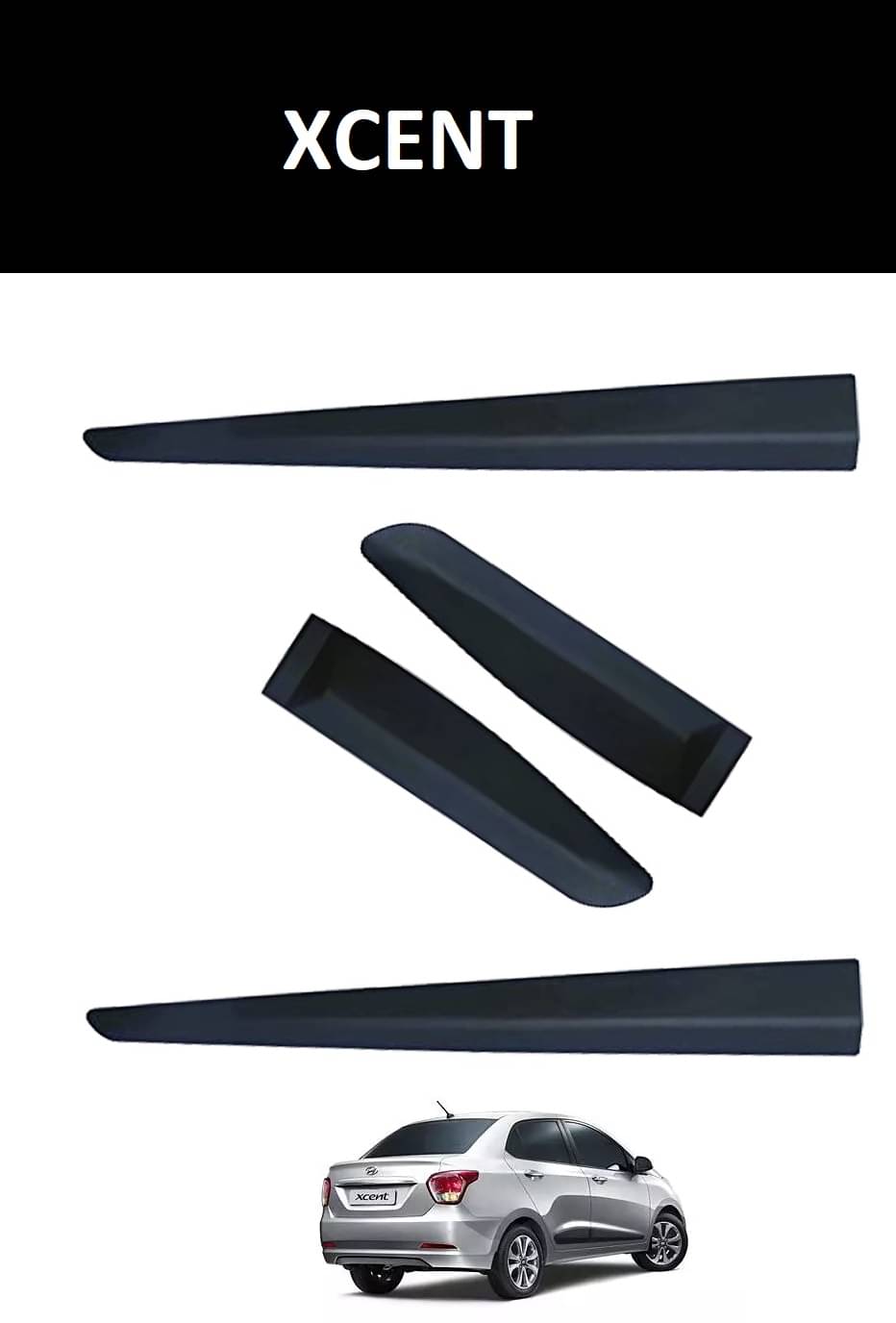     			AUTOXYGEN Door Guard Plastic Black