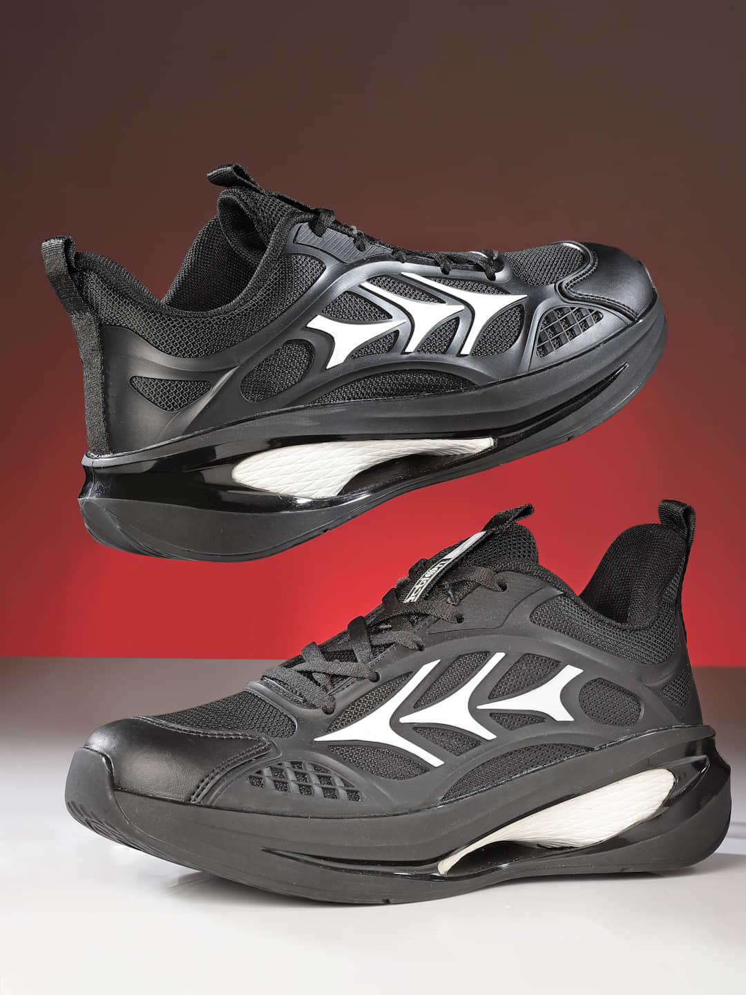 Action Sports Shoes For Men Charcoal Men's Sports Running Shoes - Sports Shoes | Buy online on ZillyBuy