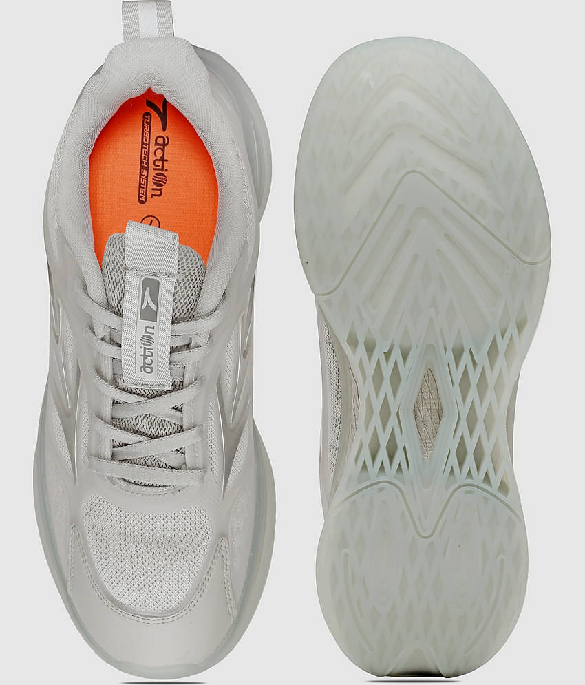 Action Sports Shoes For Men Gray Men's Sports Running Shoes