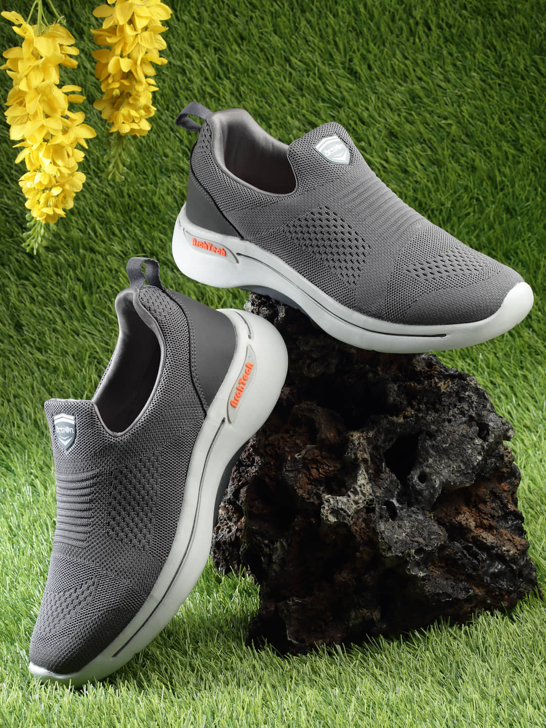 Action Sports Shoes For Men Gray Men's Sports Running Shoes - Sports Shoes | Buy online on ZillyBuy