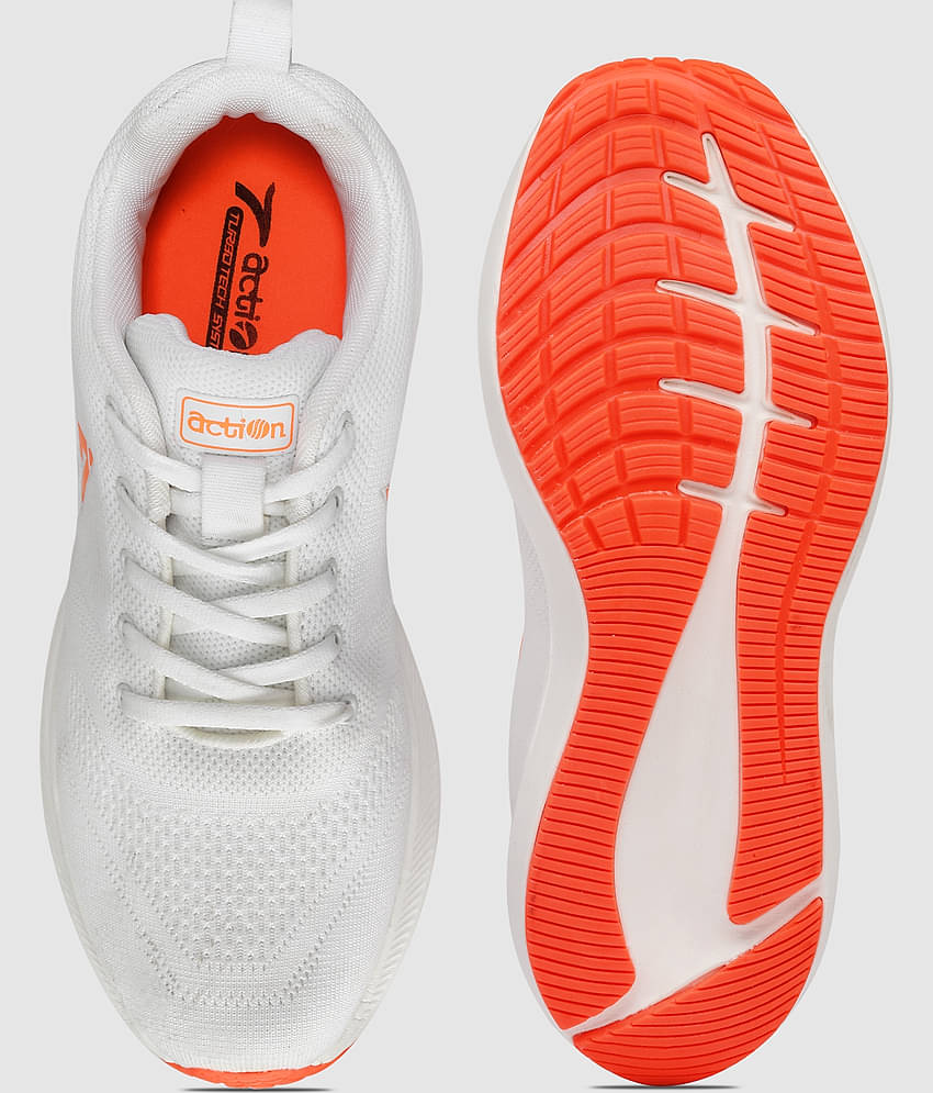 Action Sports Shoes For Men White Men's Sports Running Shoes