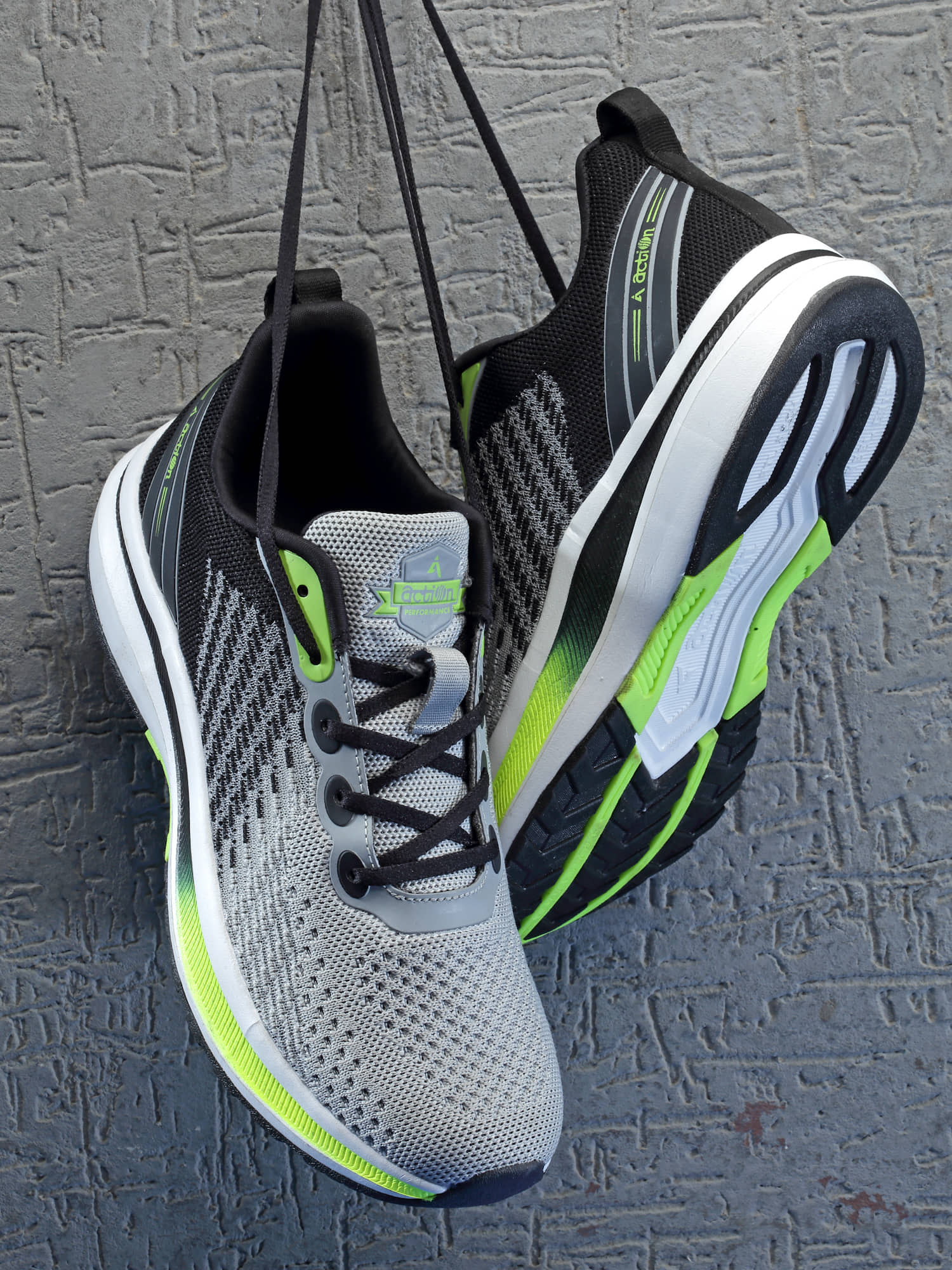 Action Sports Shoes For Men Gray Men's Sports Running Shoes - Sports Shoes | Buy online on ZillyBuy