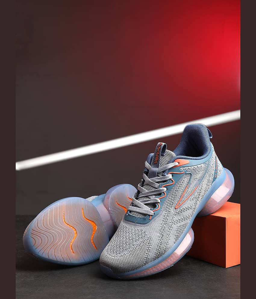 Action Sports Shoes For Men Gray Men's Sports Running Shoes