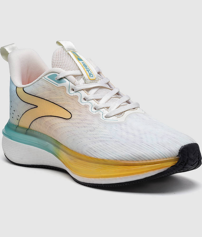 Action Sports Shoes For Men Beige Men's Sports Running Shoes