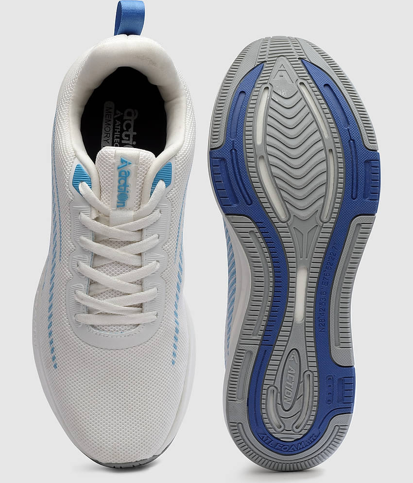 Action Sports Shoes For Men White Men's Sports Running Shoes