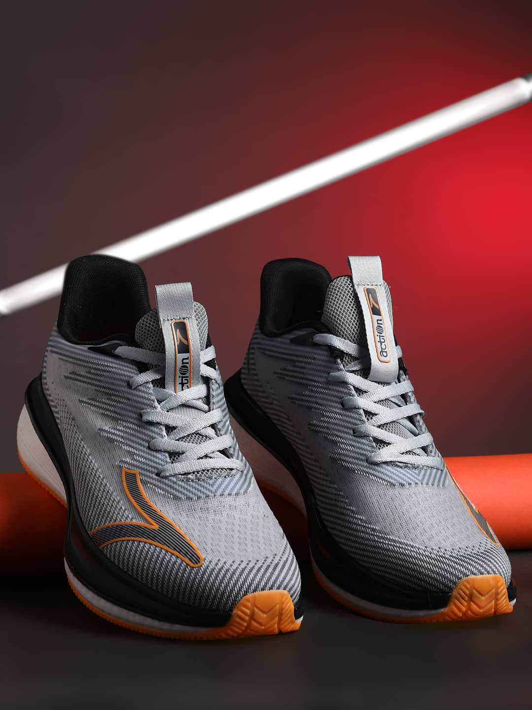 Action Sports Shoes For Men Gray Men's Sports Running Shoes - Sports Shoes | Buy online on ZillyBuy