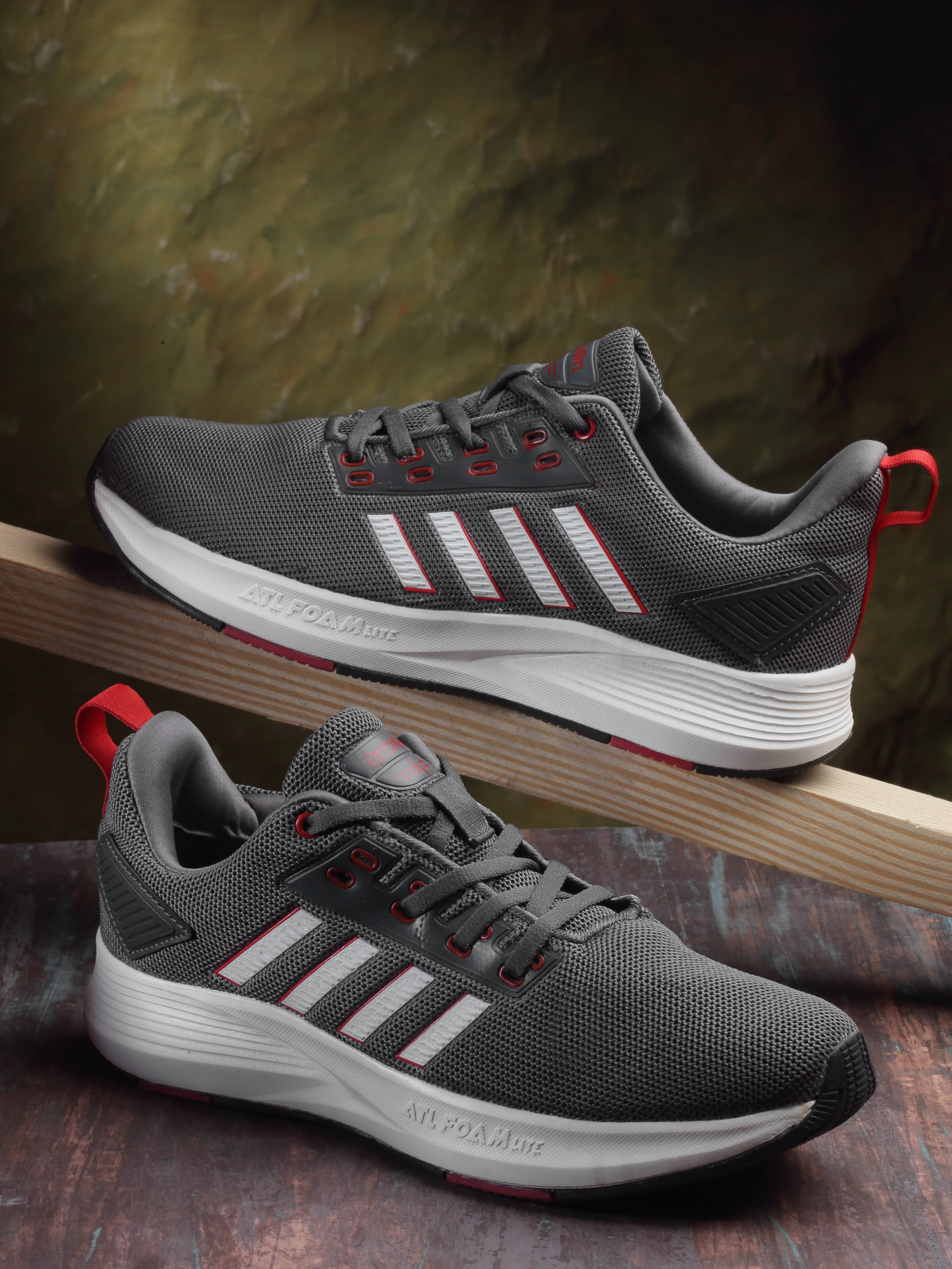 Action Sports Shoes For Men Dark Grey Men's Sports Running Shoes     			Action Sports Shoes For Men Dark Grey Men's Sports Running Shoes