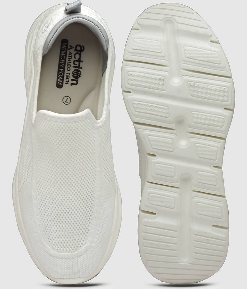 Action Sports Shoes For Men White Men's Sports Running Shoes