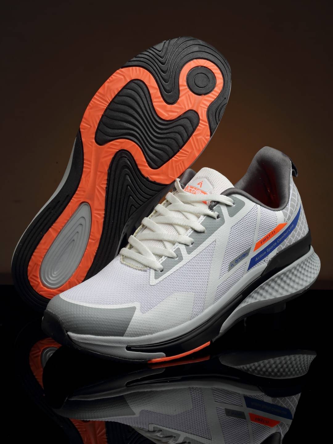 Action Sports Shoes For Men White Men's Sports Running Shoes Action Sports Shoes For Men White Men's Sports Running Shoes