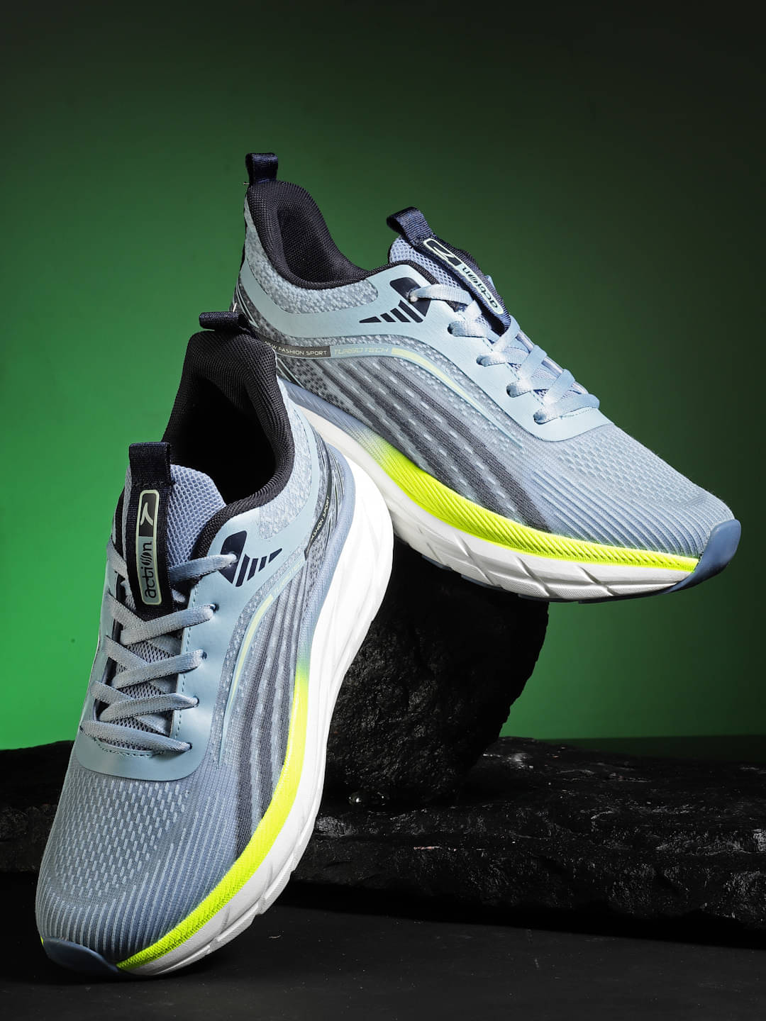     			Action Sports Shoes For Men Light Blue Men's Sports Running Shoes