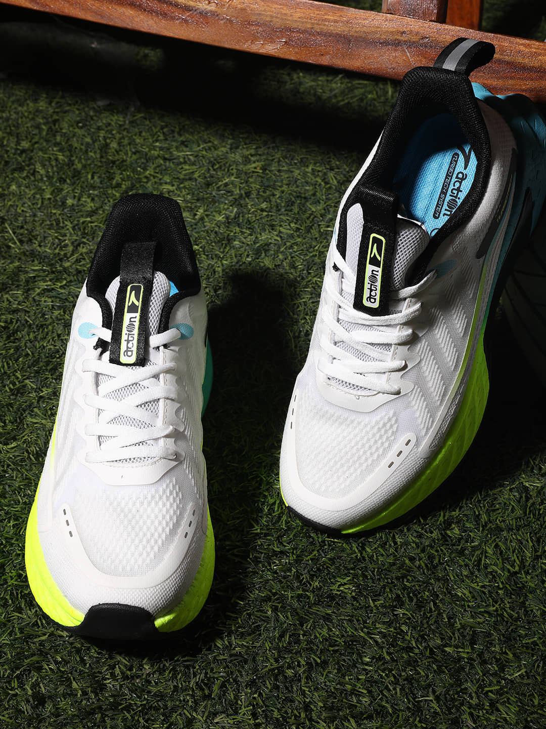 Action Sports Shoes For Men White Men's Sports Running Shoes - Sports Shoes | Buy online on ZillyBuy