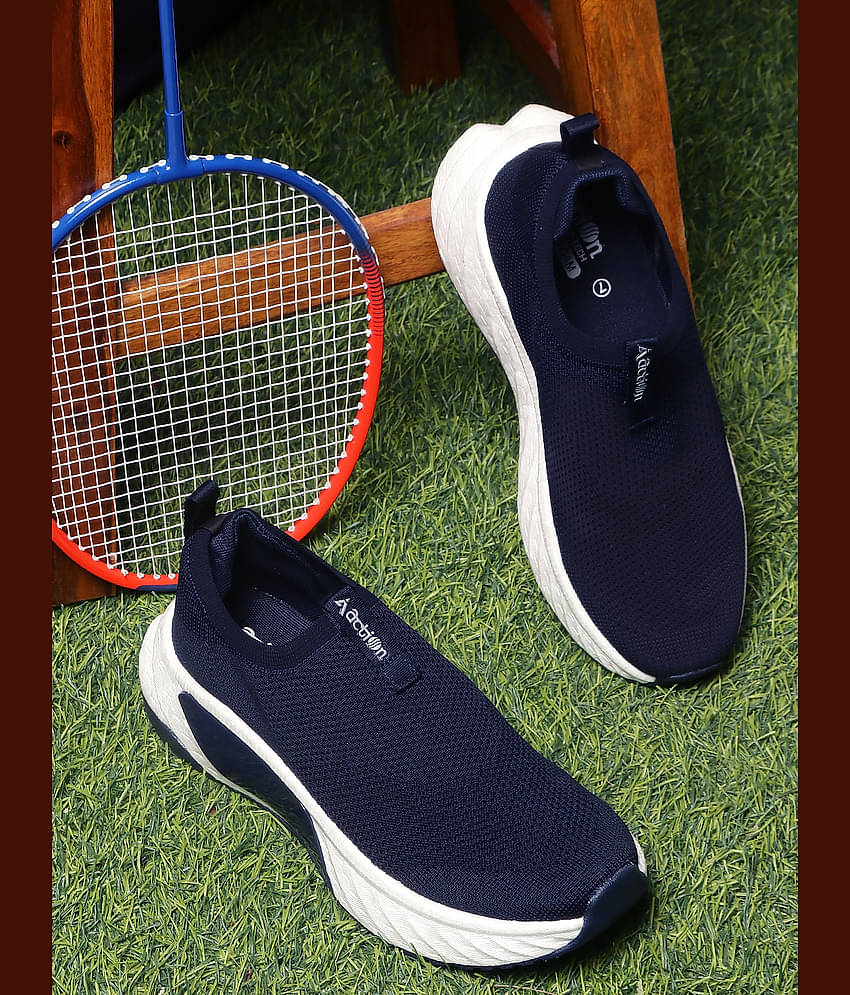 Action Sports Shoes For Men Black Men's Sports Running Shoes