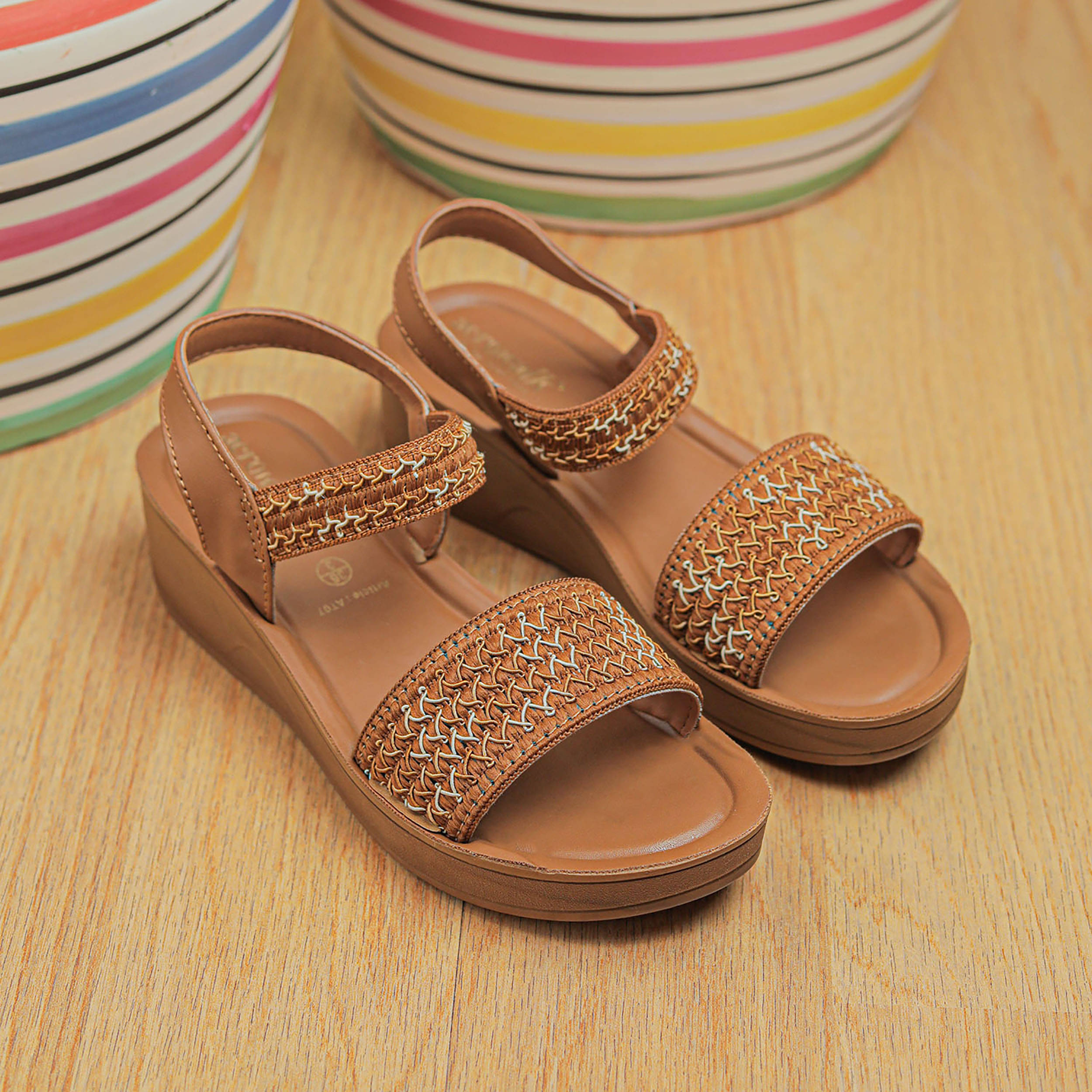     			Aerowalk Tan Women's Sandal Heels