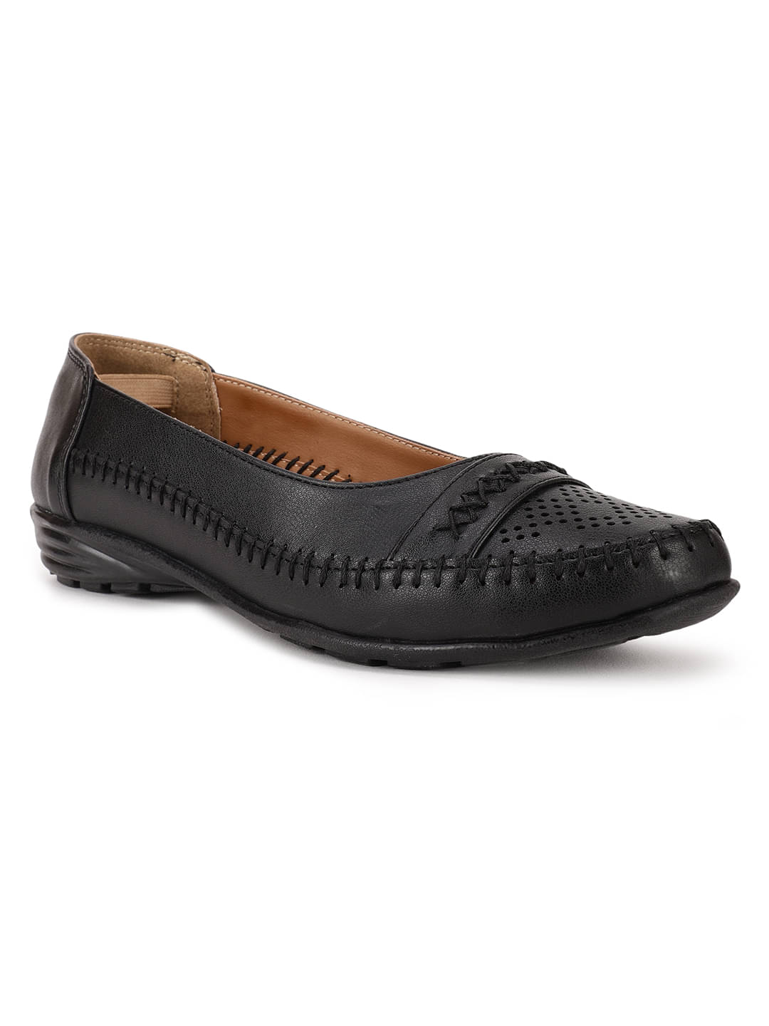     			Bata Black Women's Casual Ballerinas