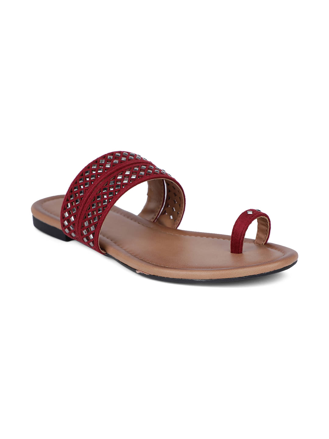 Bata Red Women's Flats     			Bata Red Women's Flats