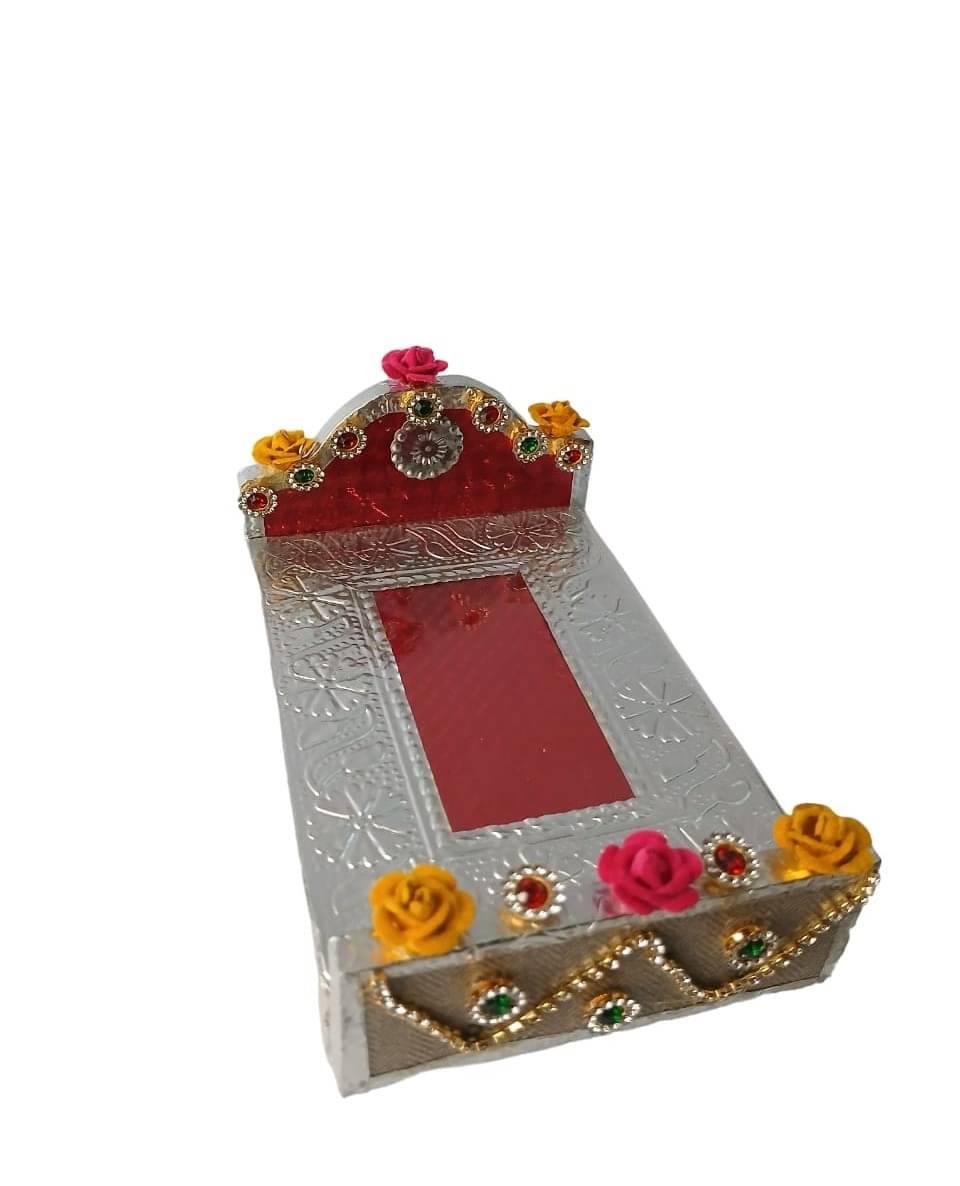     			Cherry Tree Krishna Red Wood Aasan cloth ( Pack of 1 )