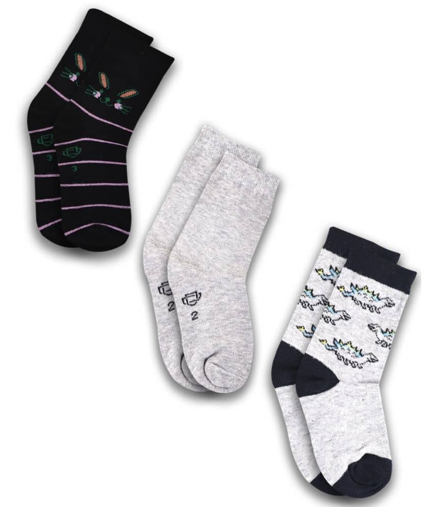 Dollar Socks Multicolor Cotton Blend Boy's Footies ( Pack of 3 ) - Socks | Buy online on ZillyBuy