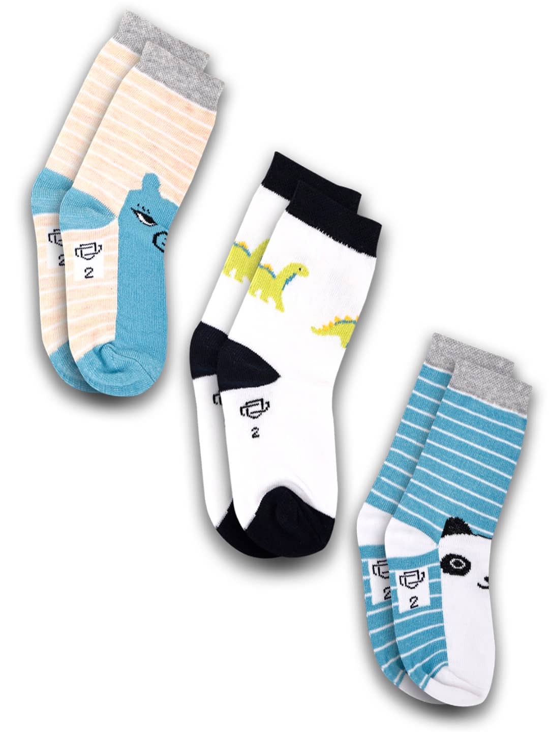 Dollar Socks Multicolor Cotton Blend Boy's Ankle Length Socks ( Pack of 3 ) - Socks | Buy online on ZillyBuy