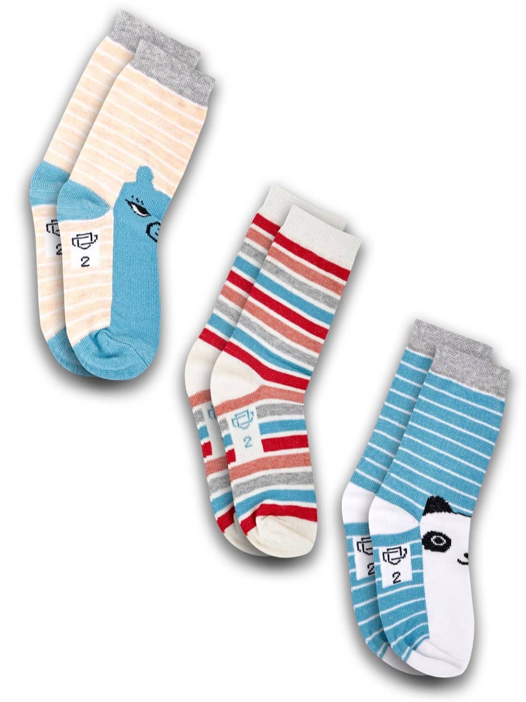 Dollar Socks Multicolor Cotton Blend Boy's Ankle Length Socks ( Pack of 3 ) - Socks | Buy online on ZillyBuy