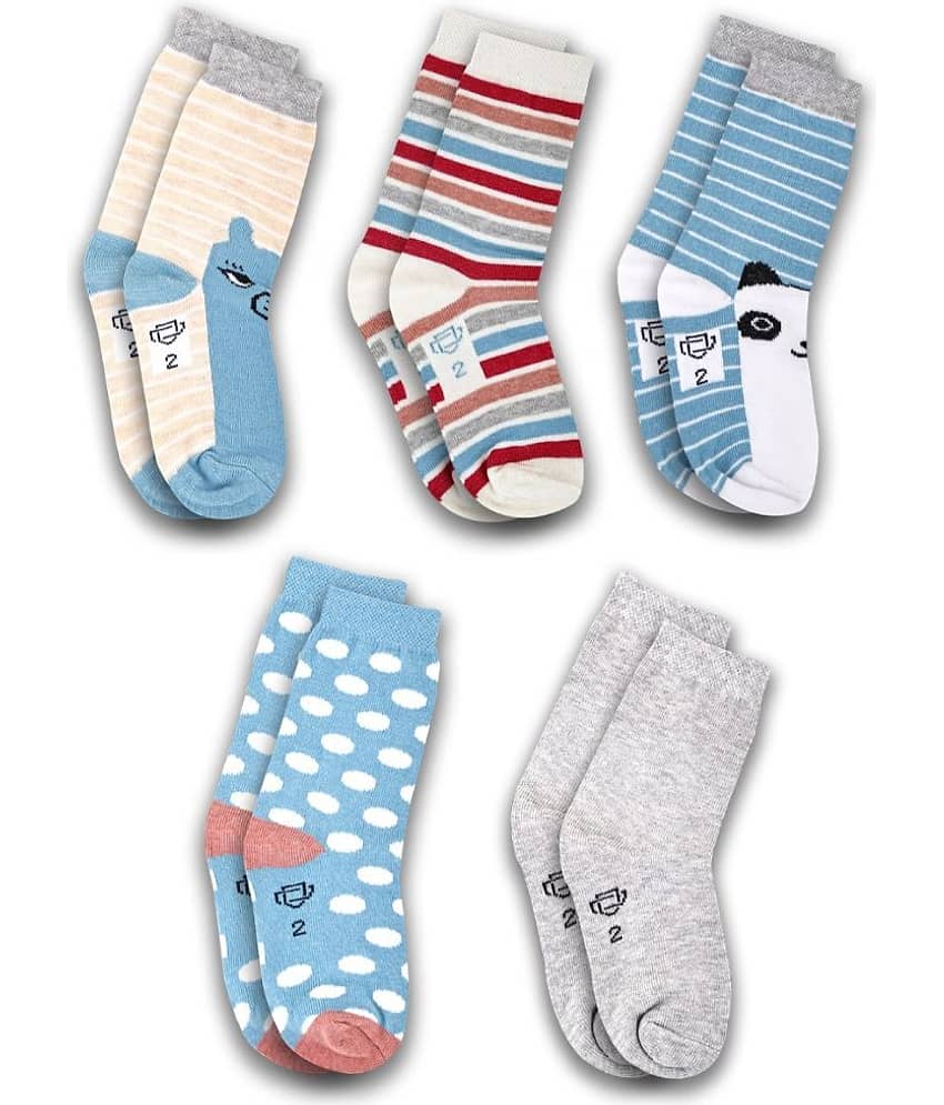Dollar Socks Multicolor Cotton Blend Boy's Ankle Length Socks ( Pack of 5 ) - Socks | Buy online on ZillyBuy