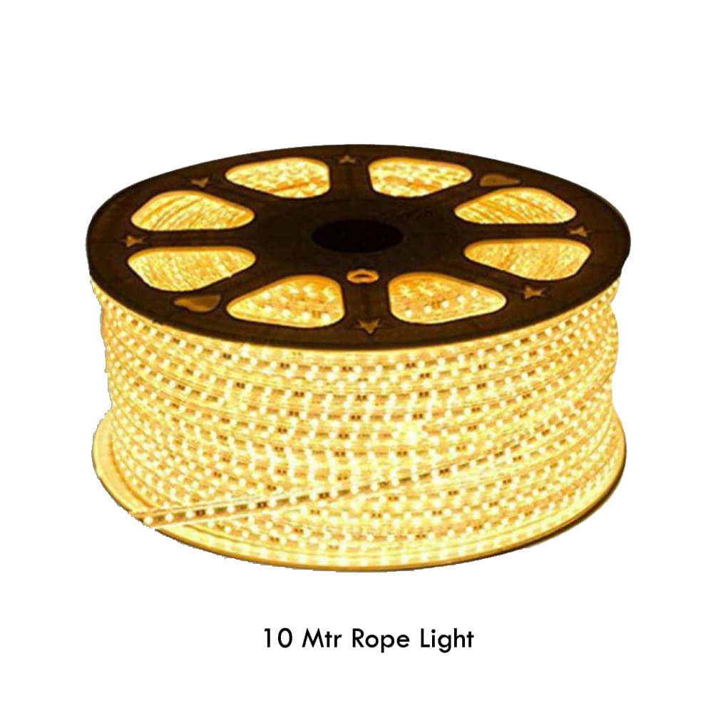     			EKRAJ Yellow 10 Mtr LED Rope Light ( Pack of 1 )