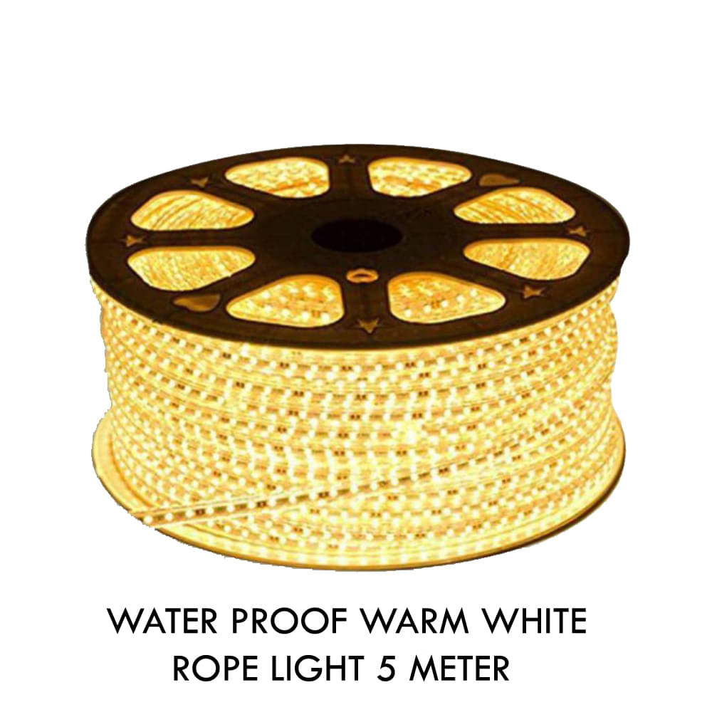     			EKRAJ Yellow 5M LED Rope Light ( Pack of 1 )